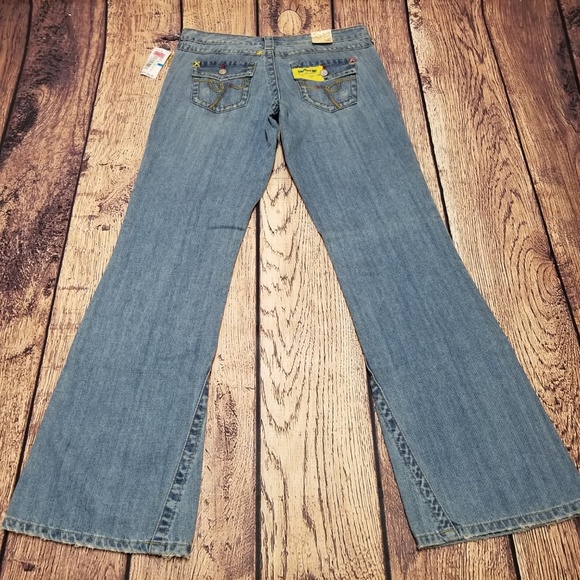 NWT Princy by Jessica Simpson Jeans Wide Leg Sz 9 - Picture 2 of 7